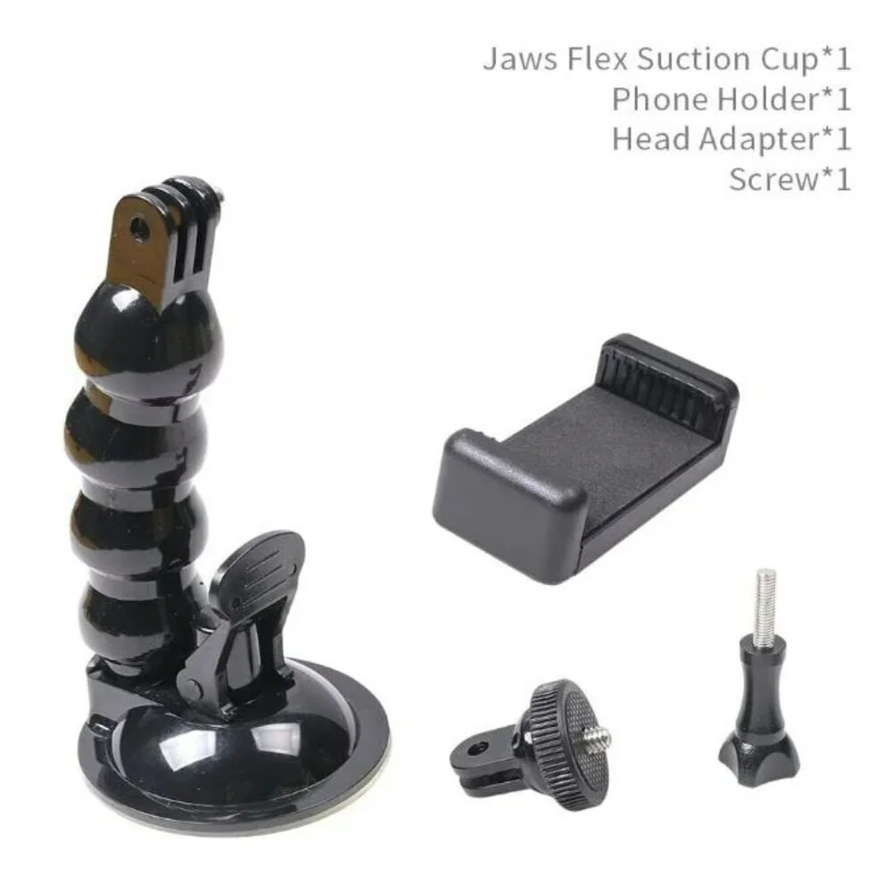 Flexible Gooseneck Extension Suction Cup Car‎ Mount Holder with Phone Holder for